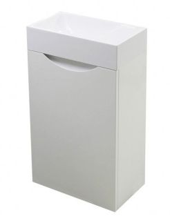 Подвесная тумба под раковину Эстет Mini ФР-00002525 40см белый